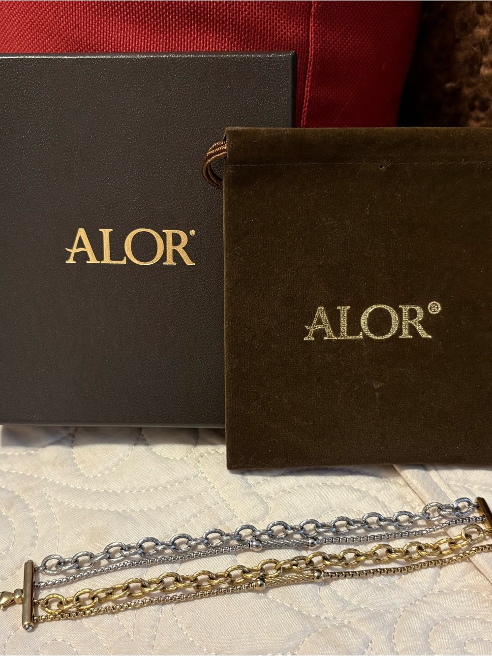 ALOR Gold & Silver Bracelet